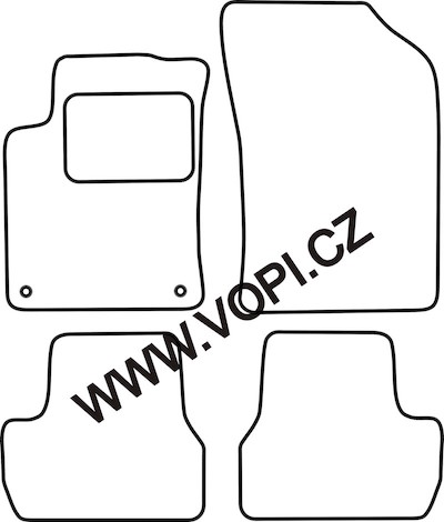 Autokoberce Citroen C3 12/2009 - Perfectfit (855)